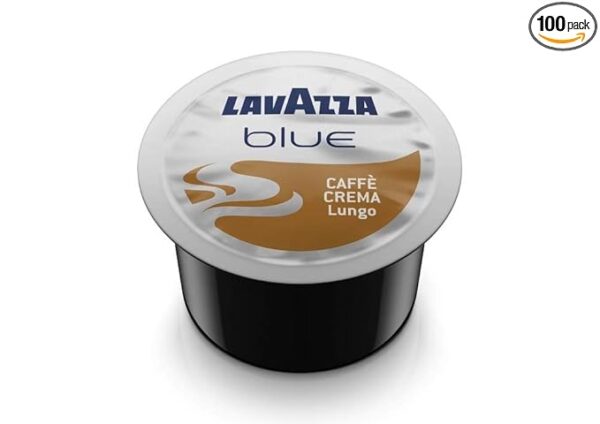 Lavazza Blue Caffé Crema Lungo, Pack Of 100 Coffee Capsules