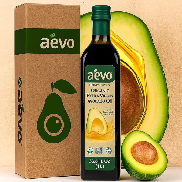 AEVO Organic Extra Virgin Avocado Oil - 1 Litre Bottle