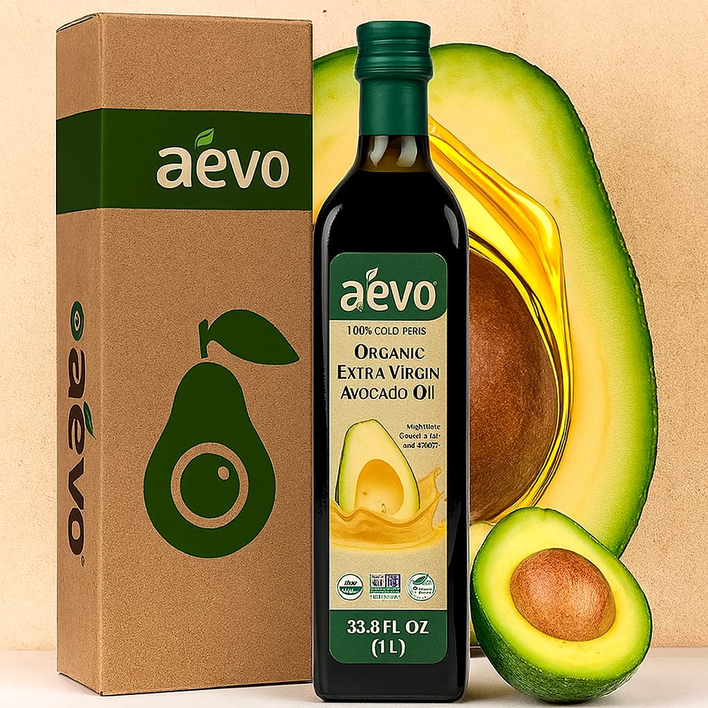 AEVO Organic Extra Virgin Avocado Oil – 1 Litre Bottle