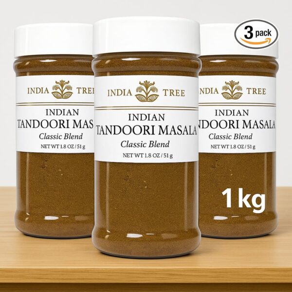 India Tree Tandoori Masala Jar, 1.8-Ounce (Pack of 3)